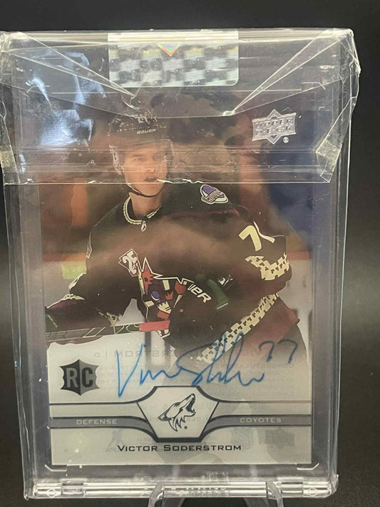 2020-21 Upper Deck Clear Cut Rookie Auto VICTOR SODERSTROM #CC-VS