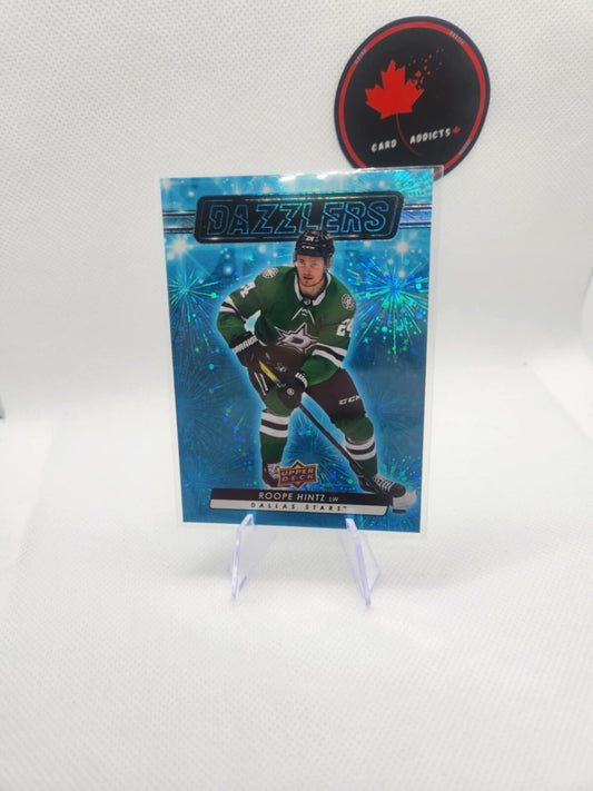 2023-24 Upper Deck Series 1 Dazzlers Blue DZ-19 Roope Hintz - Dallas Stars