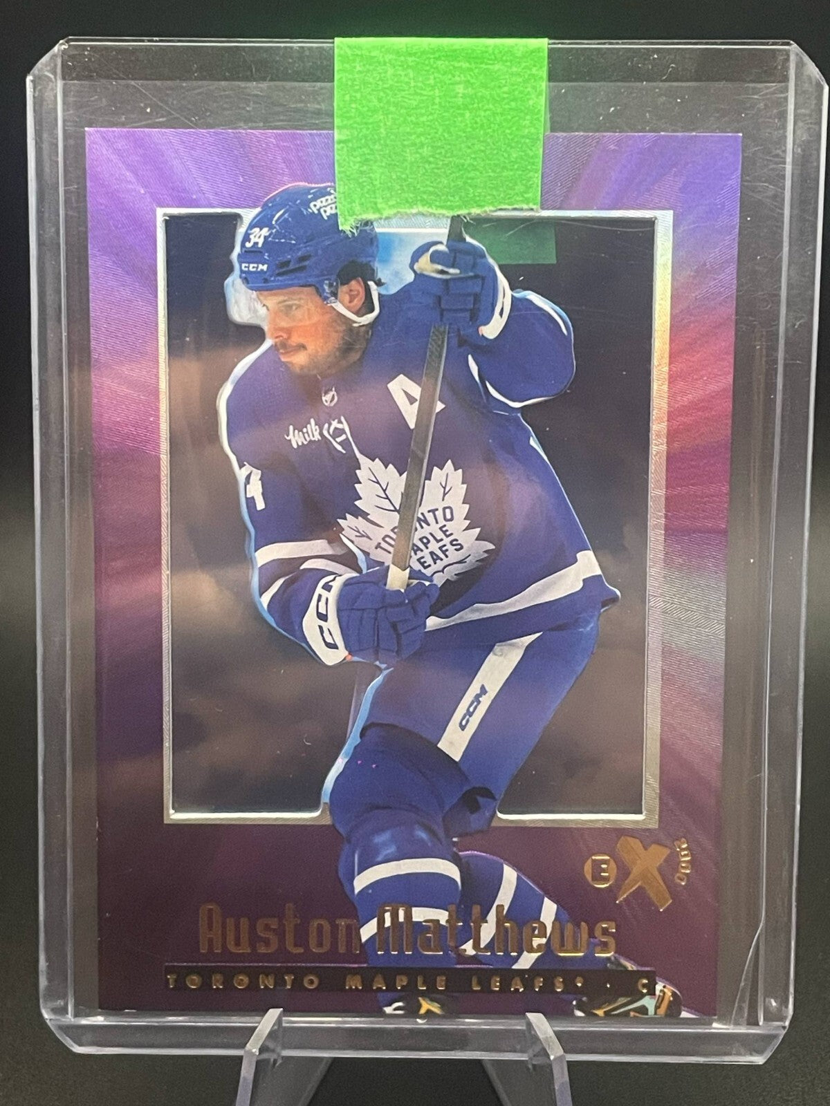 Auston Matthews 2023-24 NHL Skybox EX-2000 Hockey #82 Toronto Maple Leafs Card