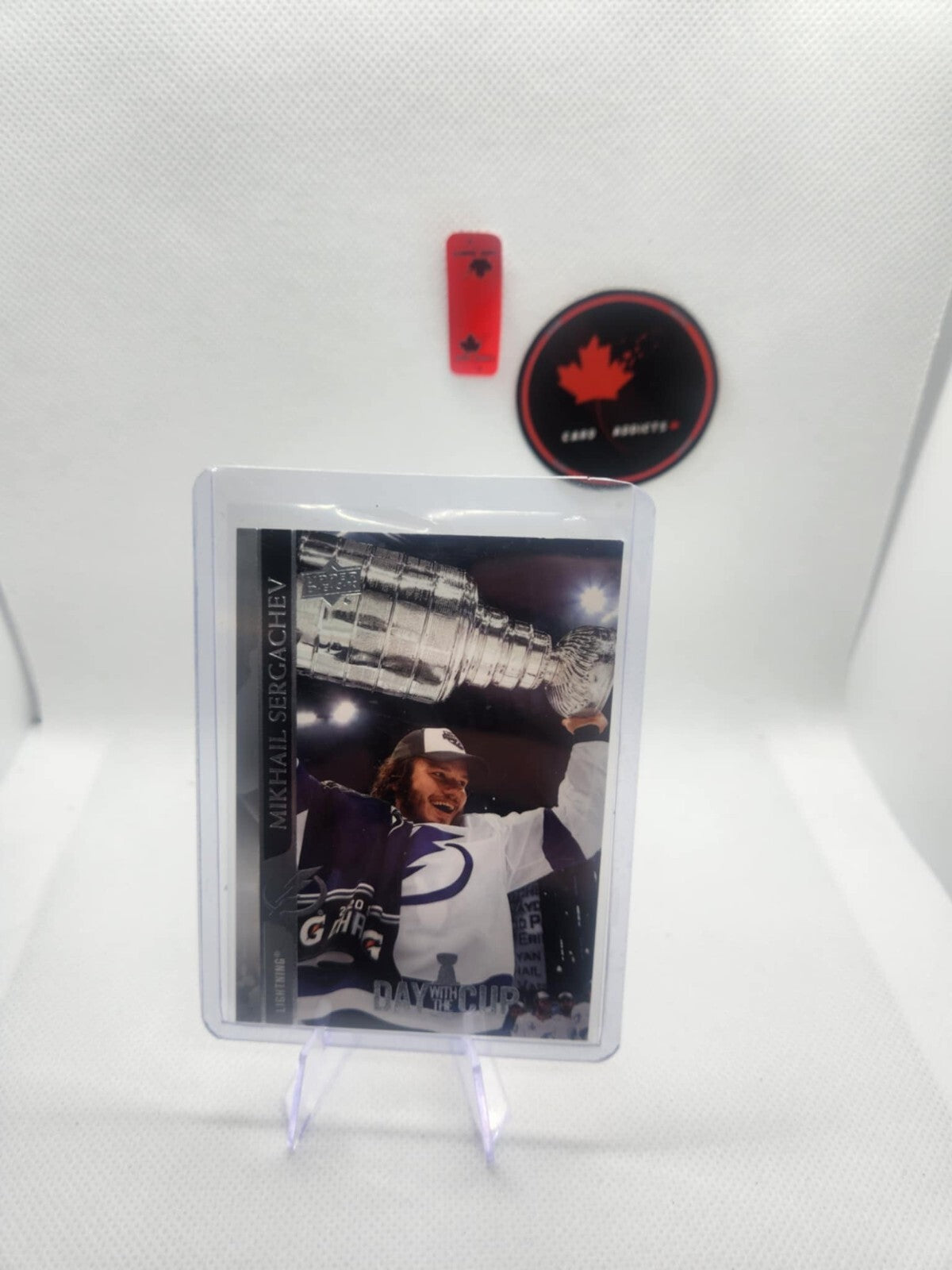 2020-21 Upper Deck Day With The Cup Mikhail Sergachev #DC-29 Tampa Bay Lightning