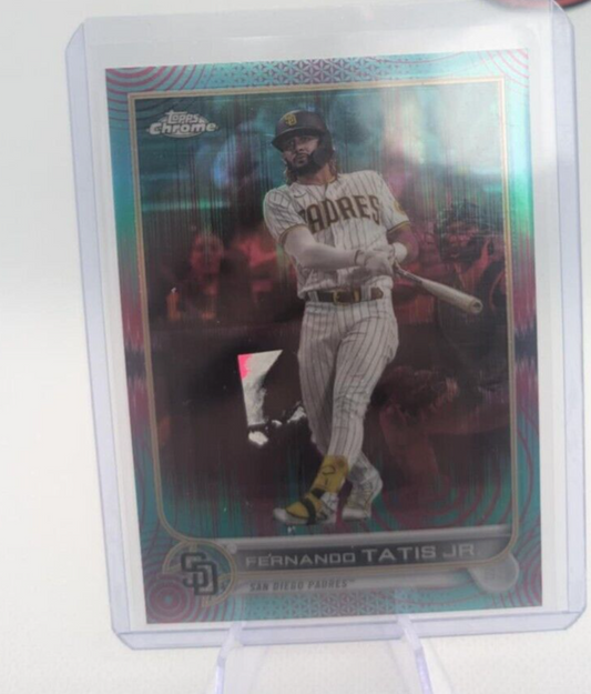 2022 Topps Chrome Fernando Tatis Jr. AQUA REFRACTOR #/199 PADRES