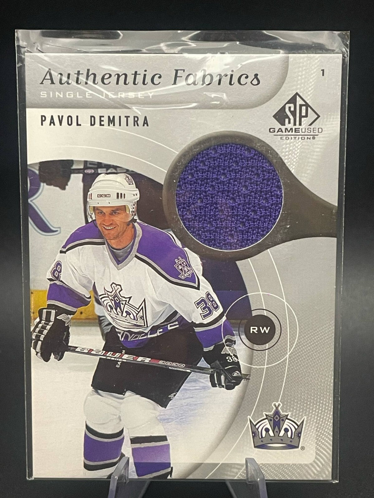 2005-06 SP GAME USED AUTHENTIC FABRICS JERSEY PAVOL DEMITRA