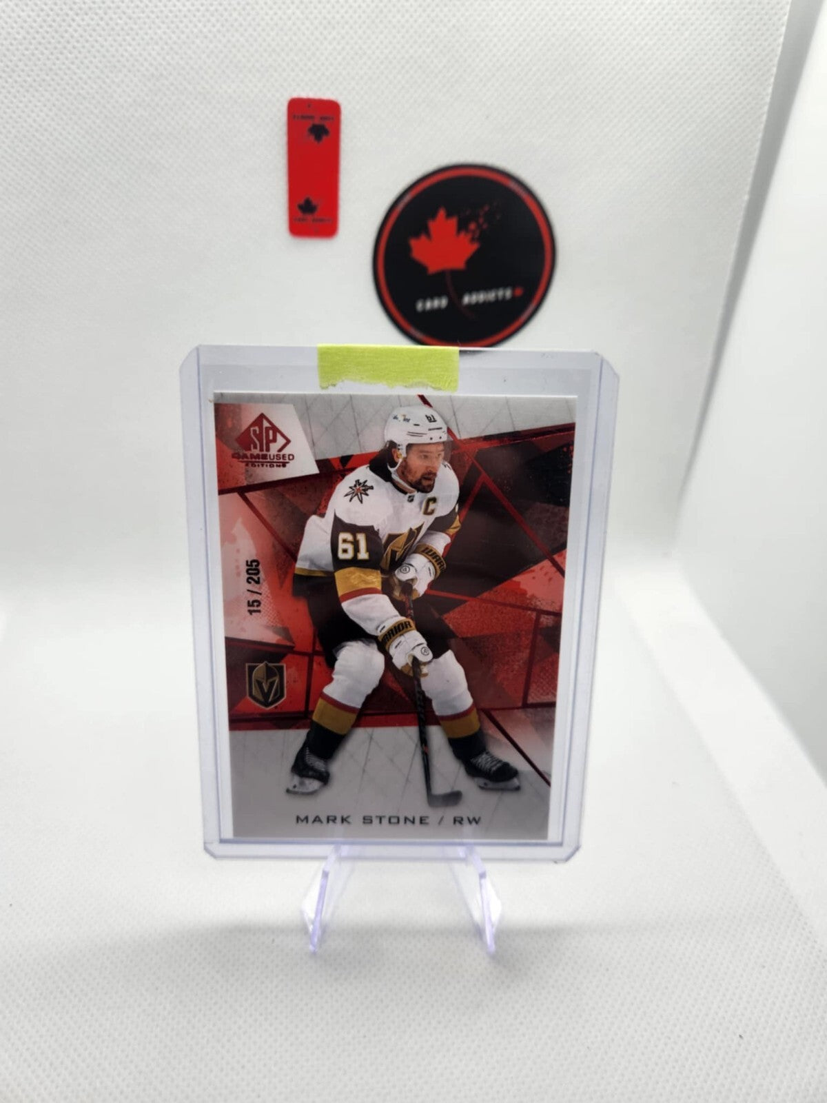 2021-22 Upper Deck SP Game Used - Mark Stone - Red #29 - /205 Golden Knights