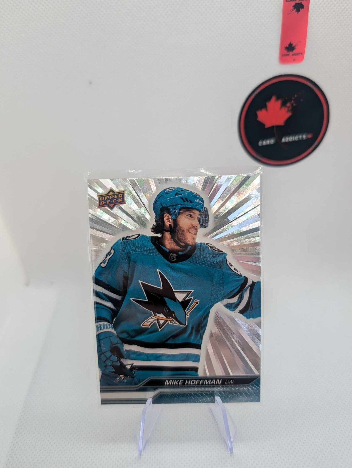 2023-24 Upper Deck Extended Mike Hoffman Outburst Silver #612 San Jose Sharks