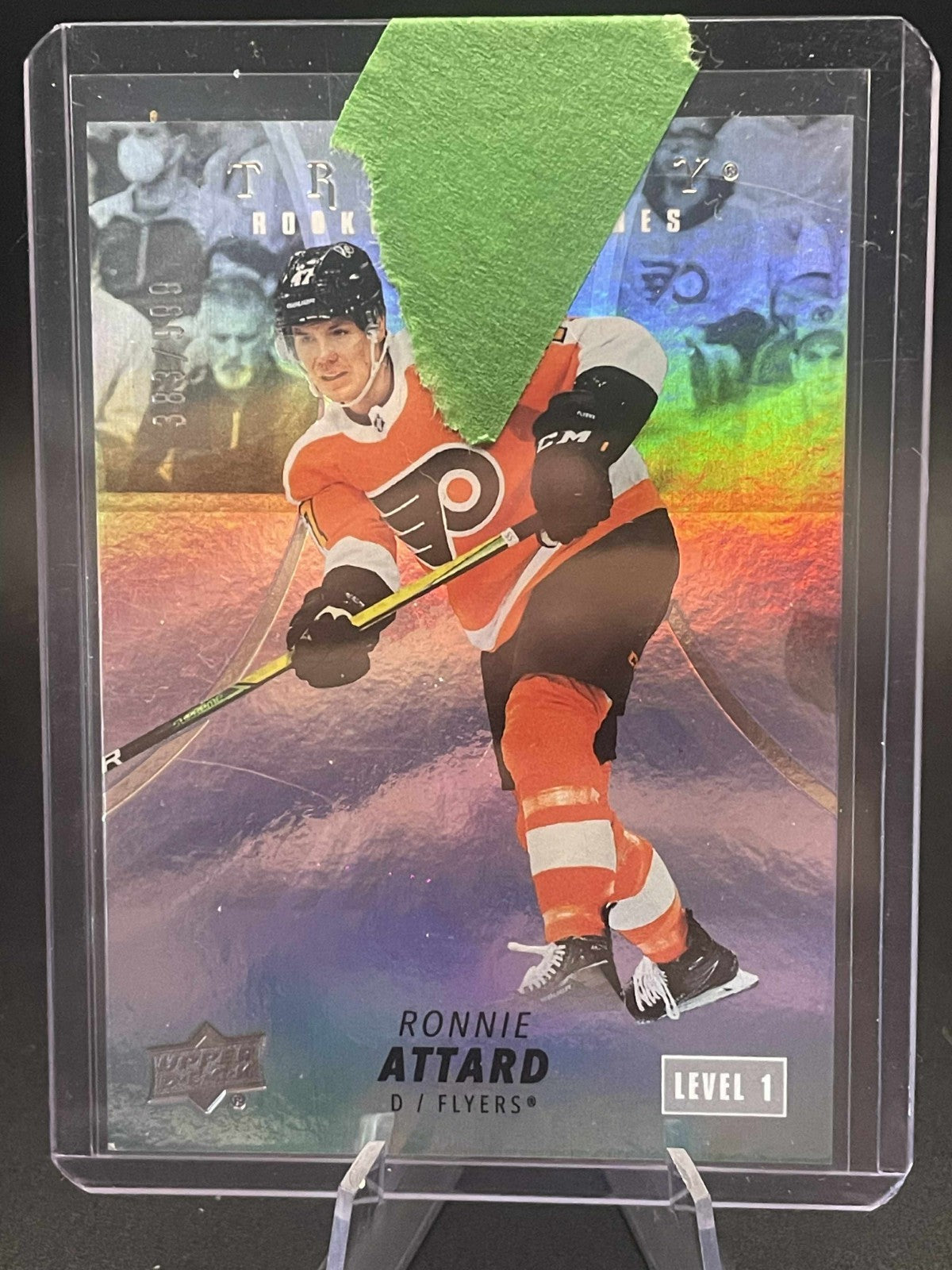 2022-23 Upper Deck Trilogy Rookie Premieres Level 1 RONNIE ATTARD /999