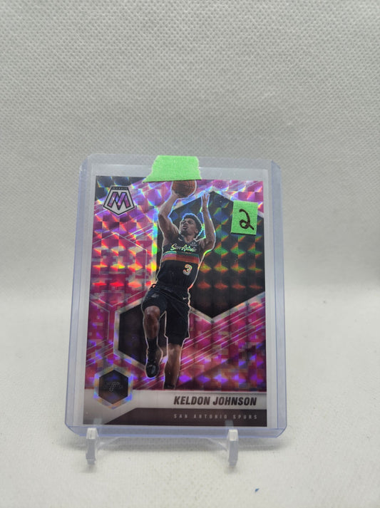2019-20 Mosaic Keldon Johnson Pink Camo Rookie No. 238