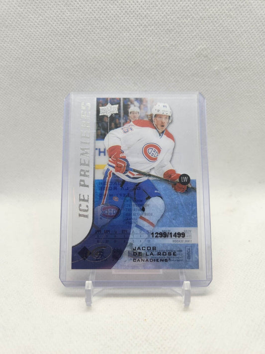 2015-16 Jacob de la Rose Upper Deck Ice Premieres Rookie RC /1499 # 143