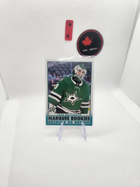 2020-21 20/21 O-Pee-Chee Retro Marquee Rookie #629 Jake Oettinger Dallas Stars