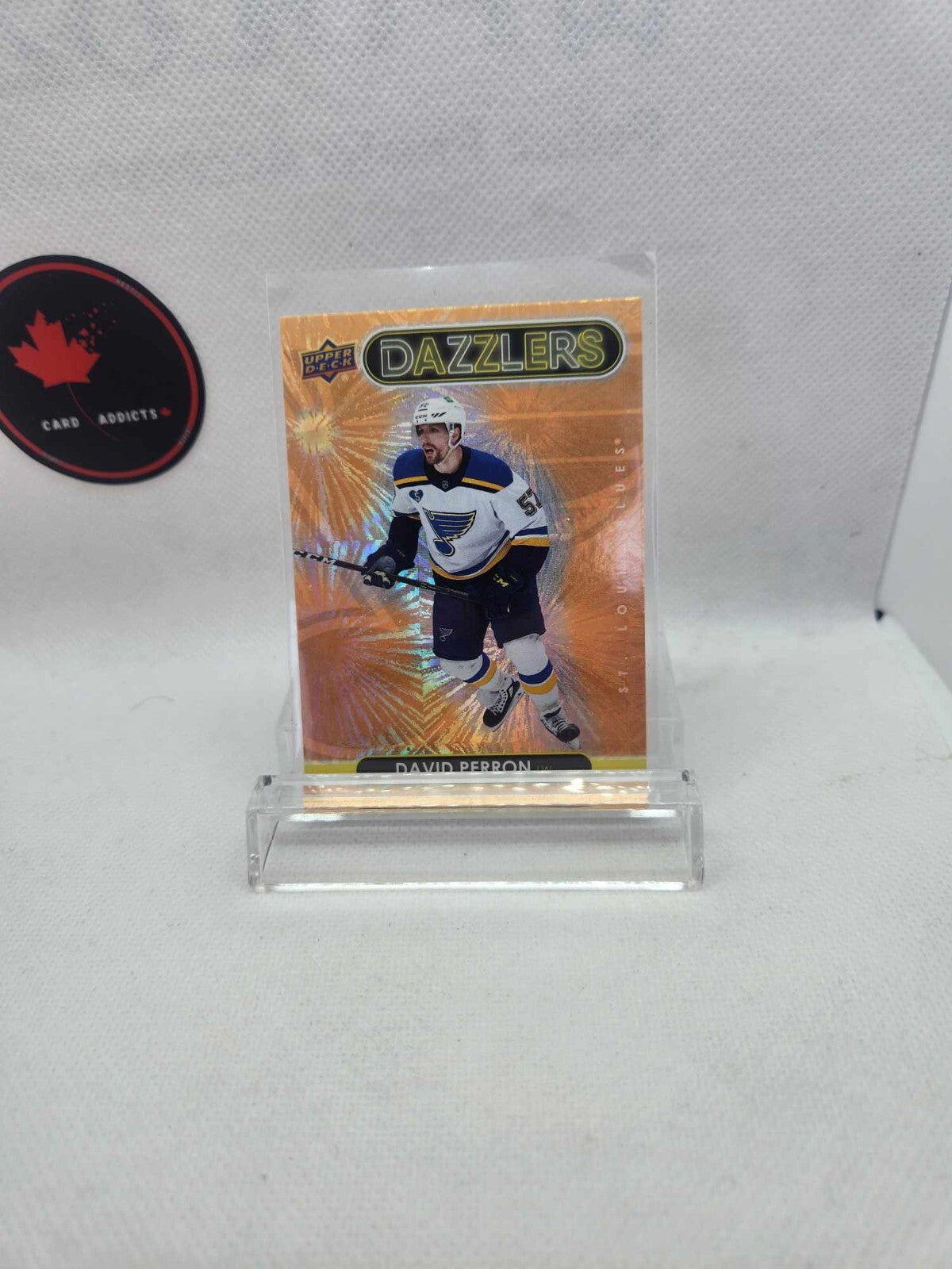 David Perron 2021-22 Upper Deck Dazzlers Orange #DZ-38