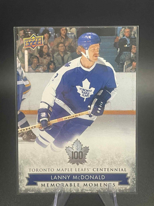 2017-18 UD Maple Leafs Centennial Memorable Moments Lanny McDonald #185