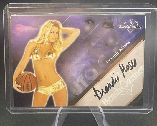 Brandie Moses 2013 Bench Warmer Signature Series Autograph Auto Card  W/Top