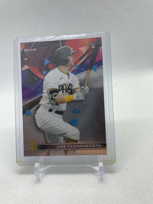 2021 Topps Finest Jake Cronenworth Rookie Base #26 - San Diego Padres