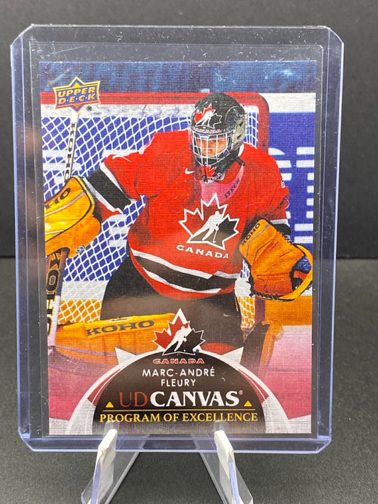 2021-22 Upper Deck Marc-Andre Fleury Program Of Excellence Canvas #C268 Pens