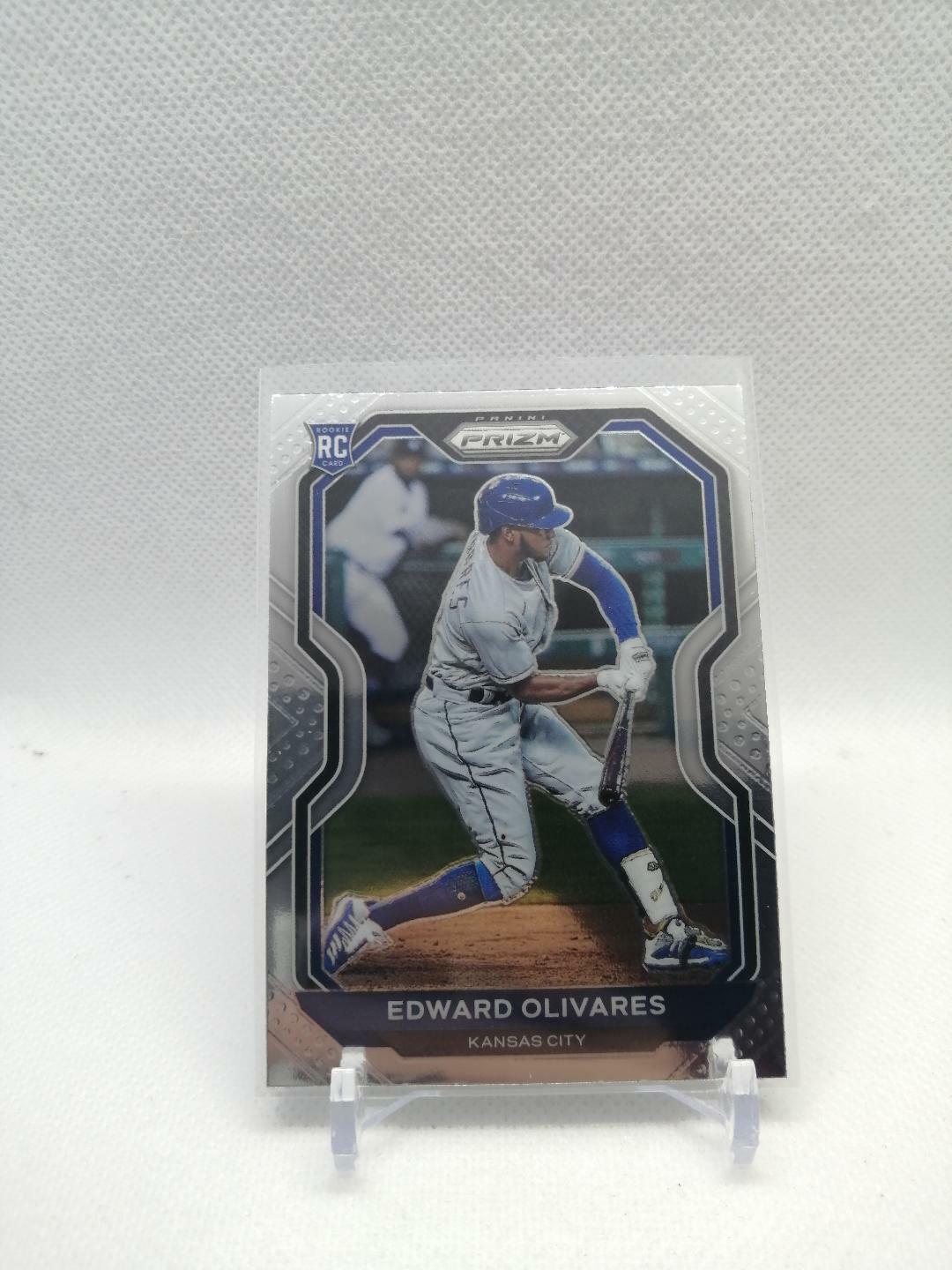 2021 Prizm Base Tier II #137 Edward Olivares - Kansas City Royals RC