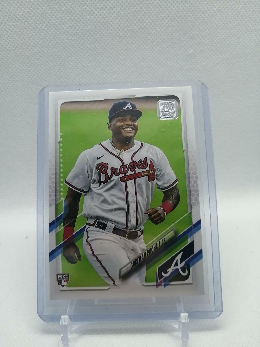 Christian Pache RC 2021 Topps Series 1 Baseball Rookie #187 Atlanta Braves