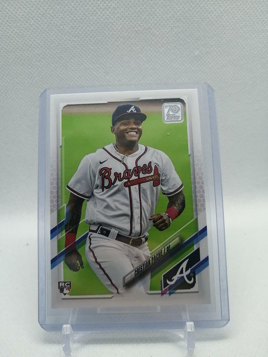 Christian Pache RC 2021 Topps Series 1 Baseball Rookie #187 Atlanta Braves