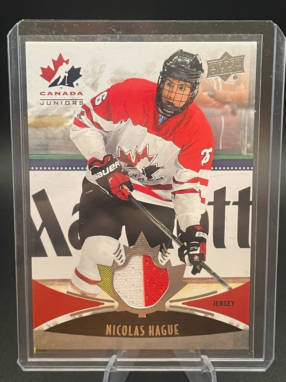 2016 Upper Deck Team Canada Juniors Jerseys Nicolas Hague #140
