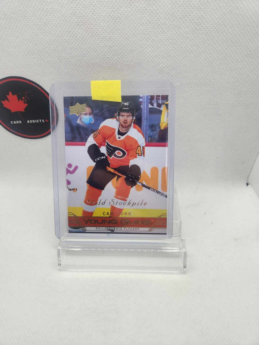 2021-22 UD Extended Series Tribute Young Guns Gold Stockpile Cam York #T-94