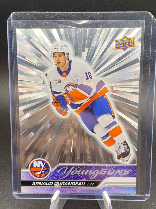 2023-24 Upper Deck Outburst Silver Young Guns #217 Arnaud Durandeau - Rookie