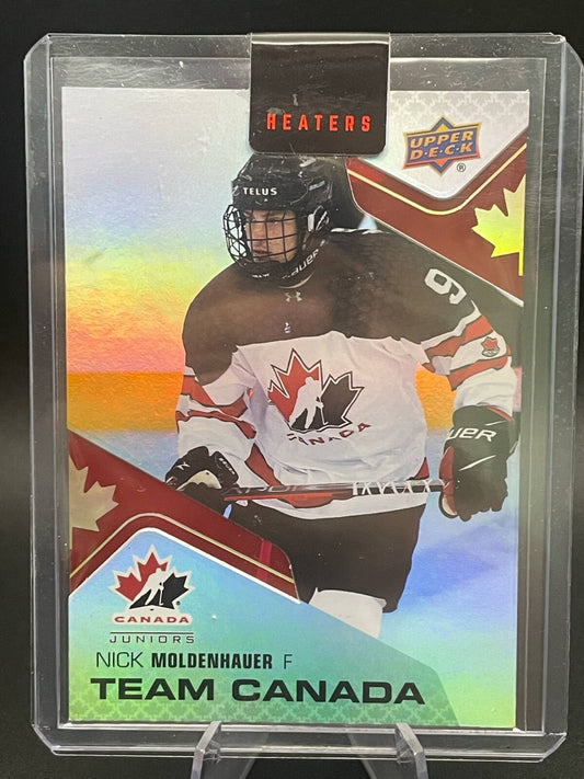 2022 Upper Deck Team Canada Juniors #CA-27 Nick Moldenhauer Acetates