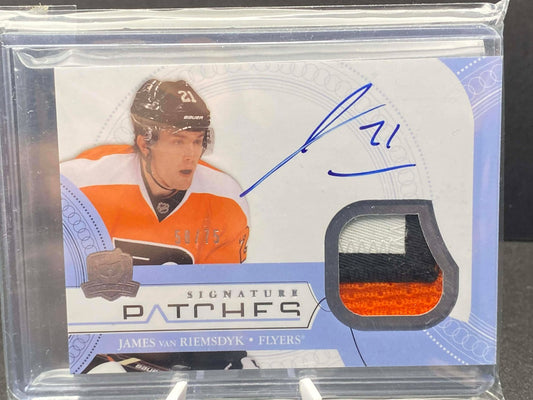 2011-12 UD The Cup Signature Patches James van Riemsdyk /75 Patch auto