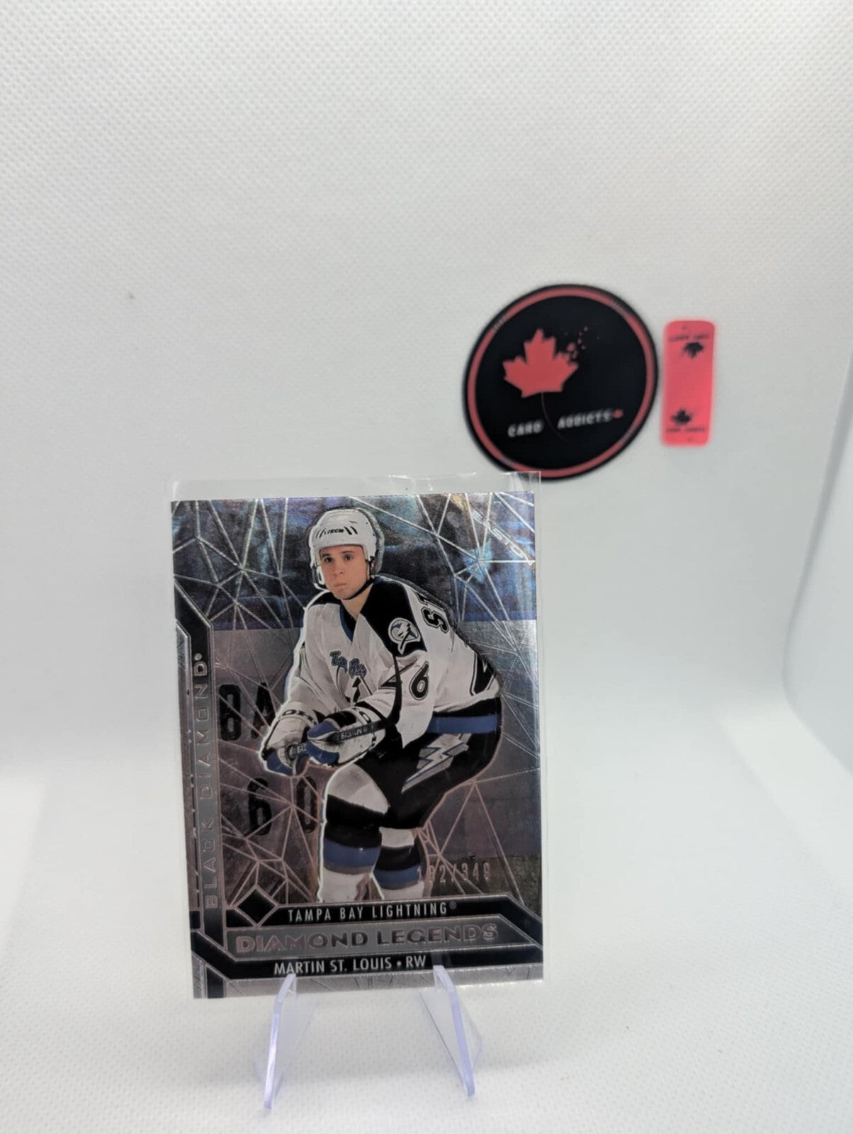 2020-21 Black Diamond Diamond Legends #BDLMS Martin St. Louis /349 - LIGHTNING