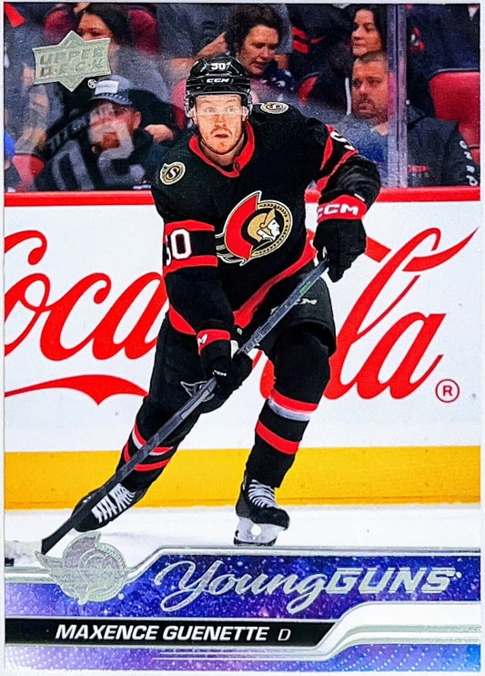 2023-24 UD Maxence Guenette Young Guns ROOKIE #455  Ottawa Senators 4 Available