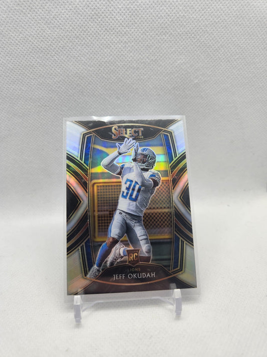 2020 Panini Select JEFF OKUDAH Rookie RC Lions Club Level #286