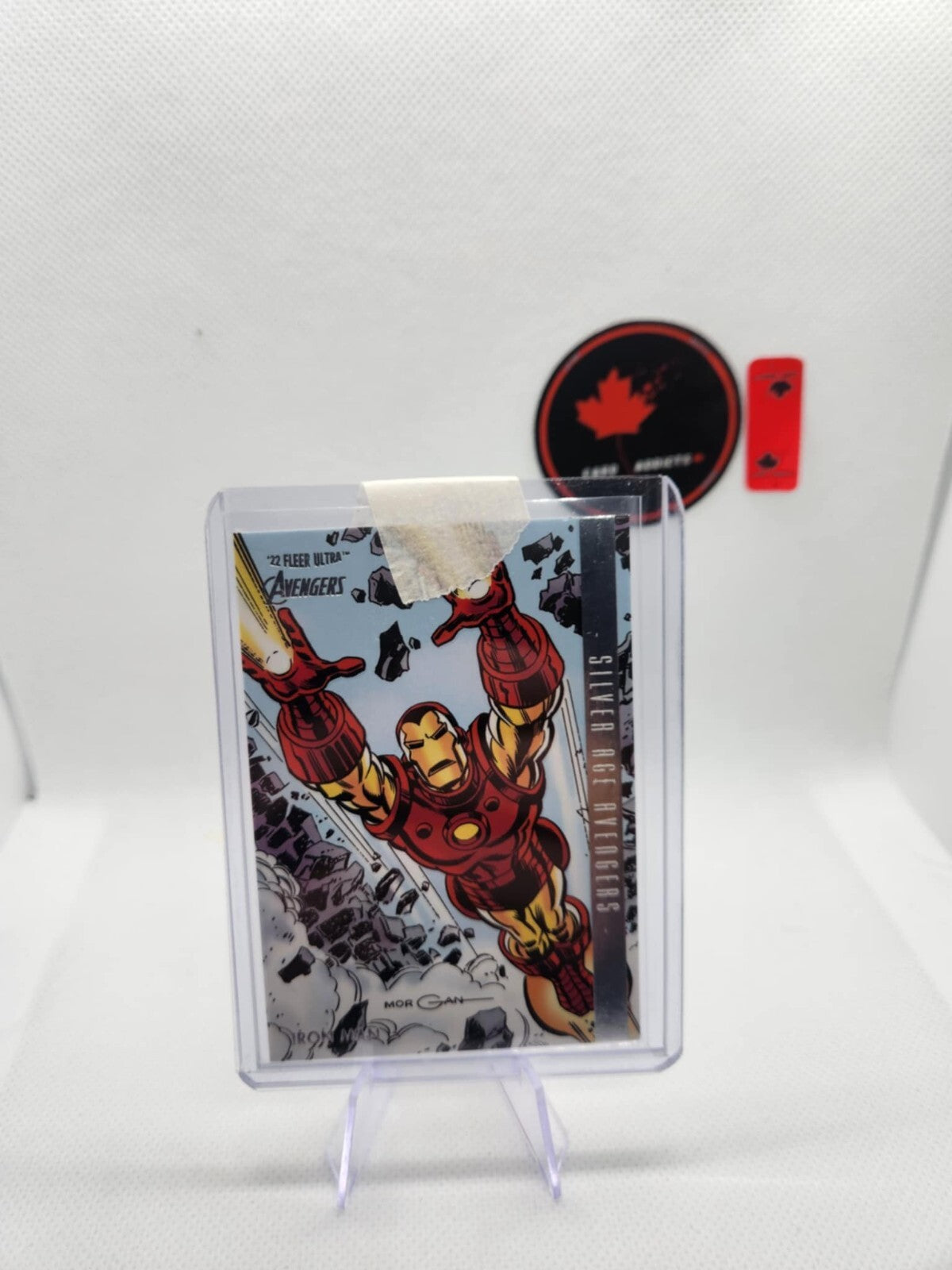 2022 Fleer Ultra Avengers Base Silver Age #108 Iron Man
