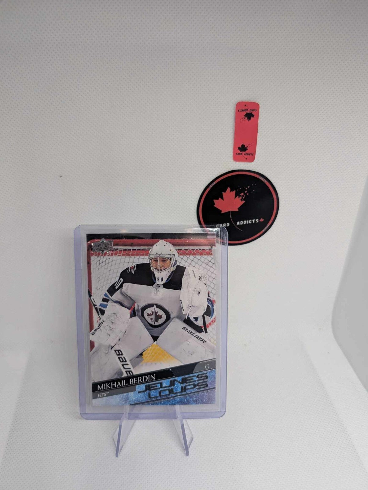 2020-21 Upper Deck Series 1 Mikhail Berdin Young Guns Jeunes Loups French