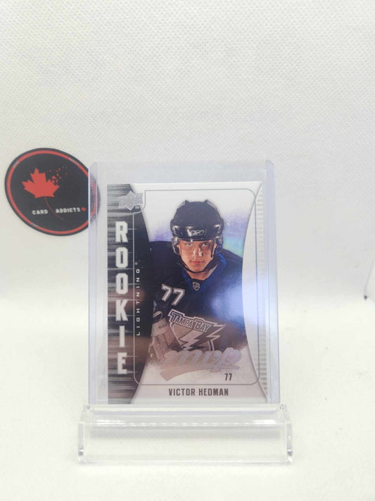 2009-10 Upper Deck MVP Lightning Hockey Card #387 Victor Hedman Rookie