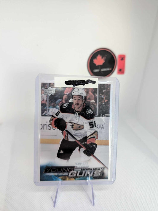 2022-23 Upper Deck Young Guns Clear Cut #219 Brayden Tracey! SP!