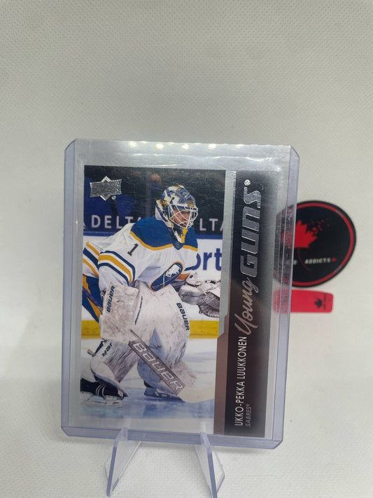 2021-22 Upper Deck Young Guns Ukko-Pekka Luukkonen #202 Sabres 6 Available