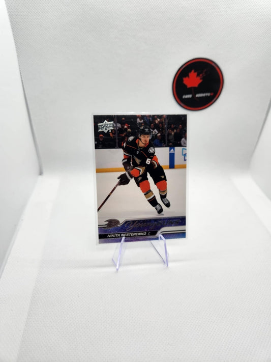 2023-24 UD Upper Deck Series 1 Young Guns - 230 Nikita Nesterenko Anaheim Ducks