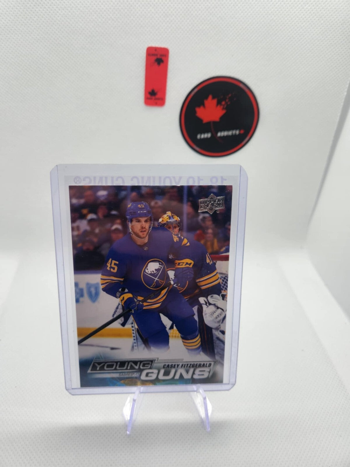 2022-23 Upper Deck Young Guns Rookie #498 Casey Fitzgerald YG RC Buffalo Sabres