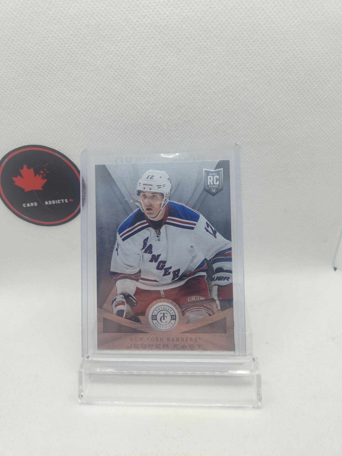 13/14 TOTALLY CERTIFIED..JESPER FAST..ROOKIE..# 235..RANGERS