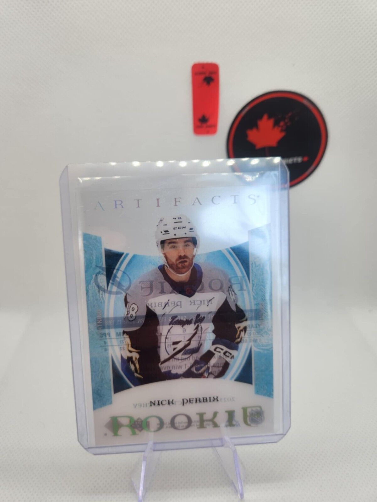 2023-24 Artifacts 2022-23 Update Clear Cut Rookies Nick Perbix #227 Lightning