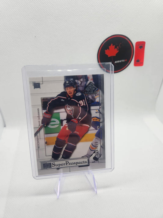 2022-23 Upper Deck SP Game Used Super Prospects Retro RC Kent Johnson /999