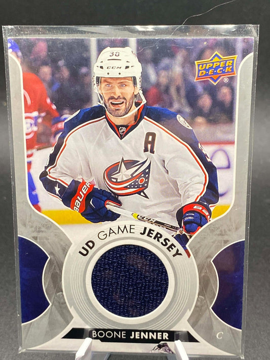 2017-18 Upper Deck UD Game Jersey Boone Jenner Columbus Blue Jackets #GJ-BJ