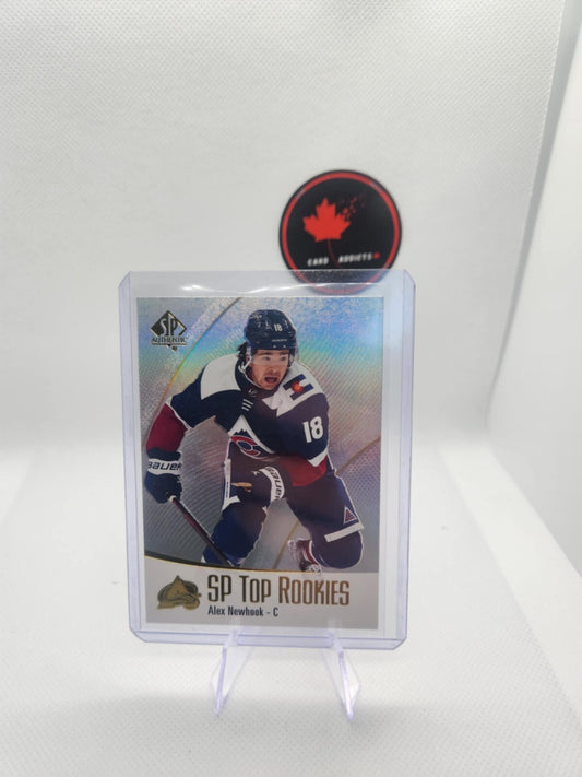 2021-22 SP Authentic #TR-12 Alex Newhook SP Top Rookies