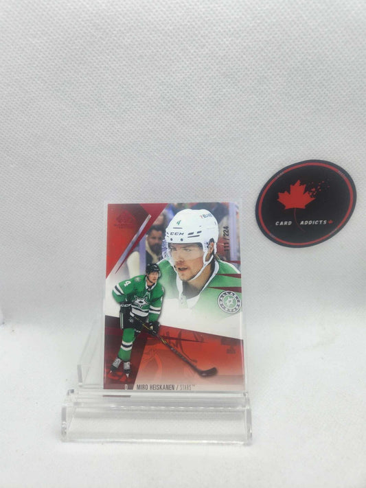2023-24 MIRO HEISKANEN SP Game Used Edition Card # 31 Serial #'d /224
