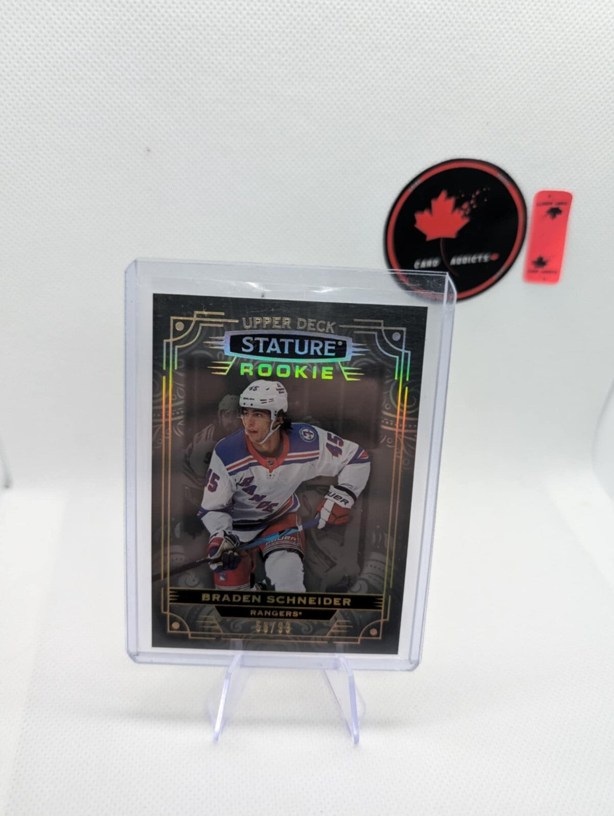 2022-23 Upper Deck Stature Rookie Photo Variant Braden Cutter /99