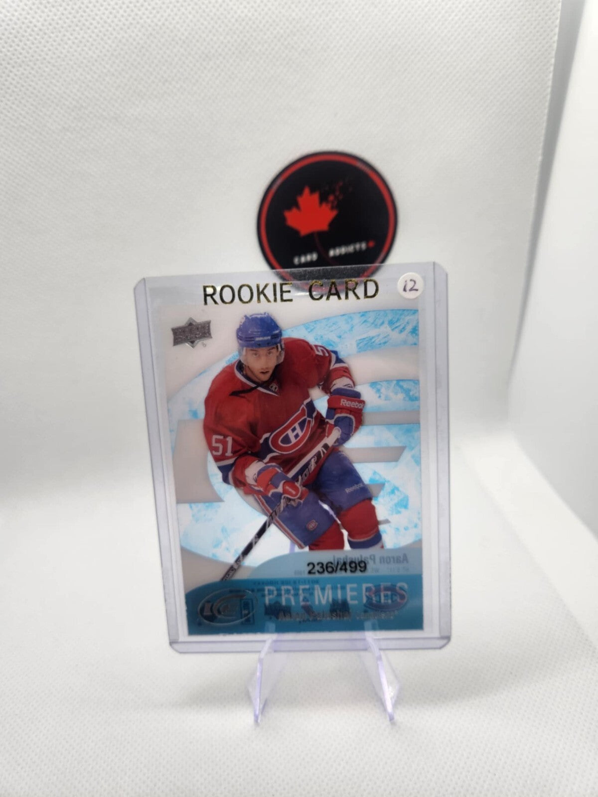 2011-12 Upper Deck Ice Canadiens Hockey Card #78 Aaron Palushaj Rookie /499