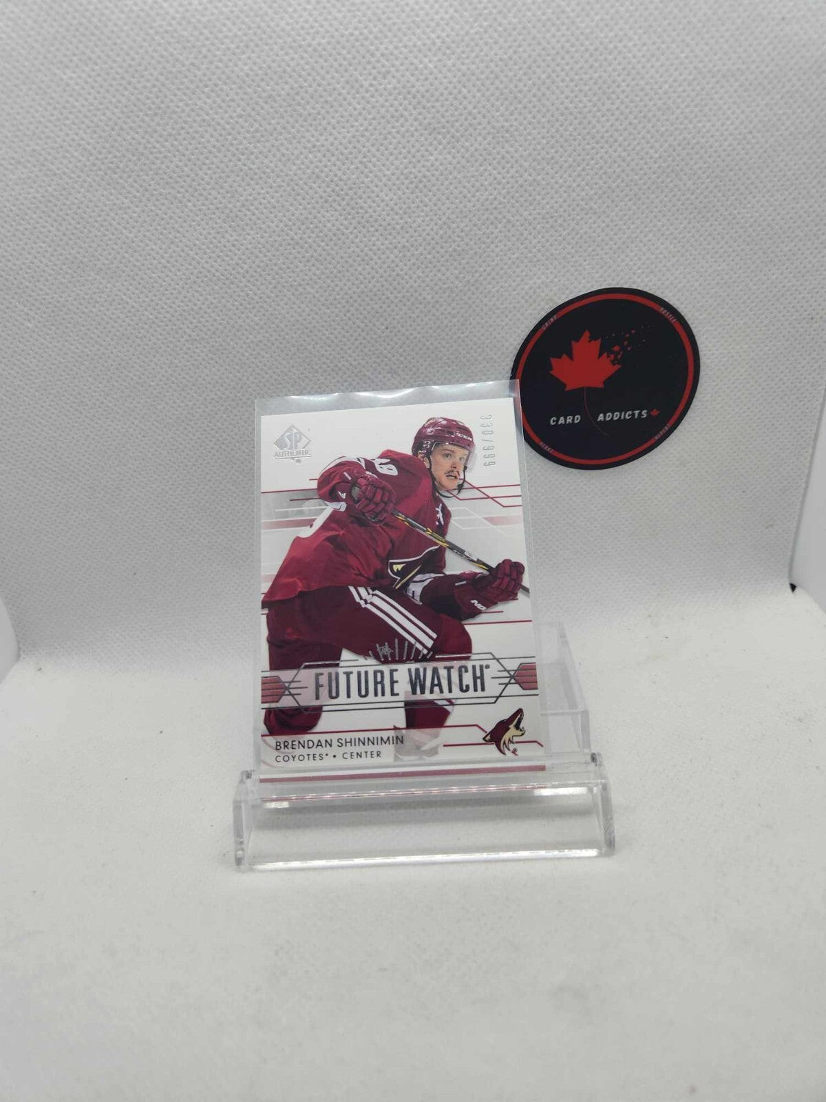 2014-15 SP Authentic Future Watch /999 Brendan Shinnimin #230 Rookie RC
