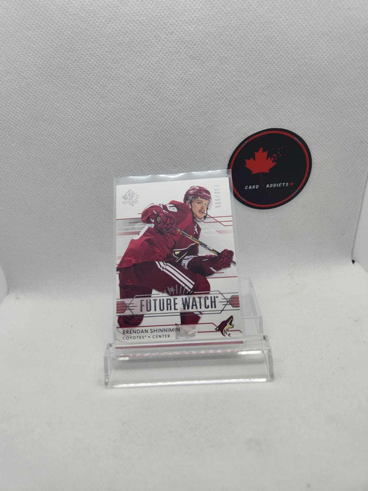 2014-15 SP Authentic Future Watch /999 Brendan Shinnimin #230 Rookie RC