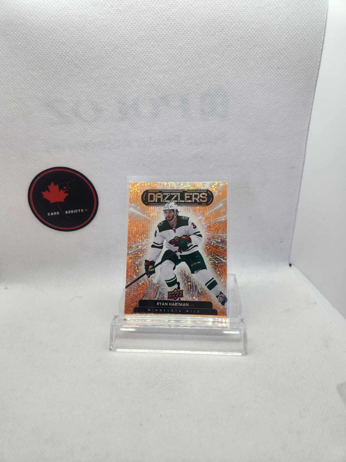 2022-23 22/23 Upper Deck Dazzlers ORANGE DZ-11 Ryan Hartman Minnesota Wild