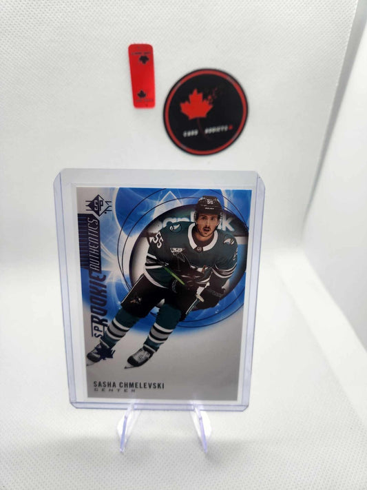 2020-21 SP Rookie Authentics Blue Sasha Chmelevski