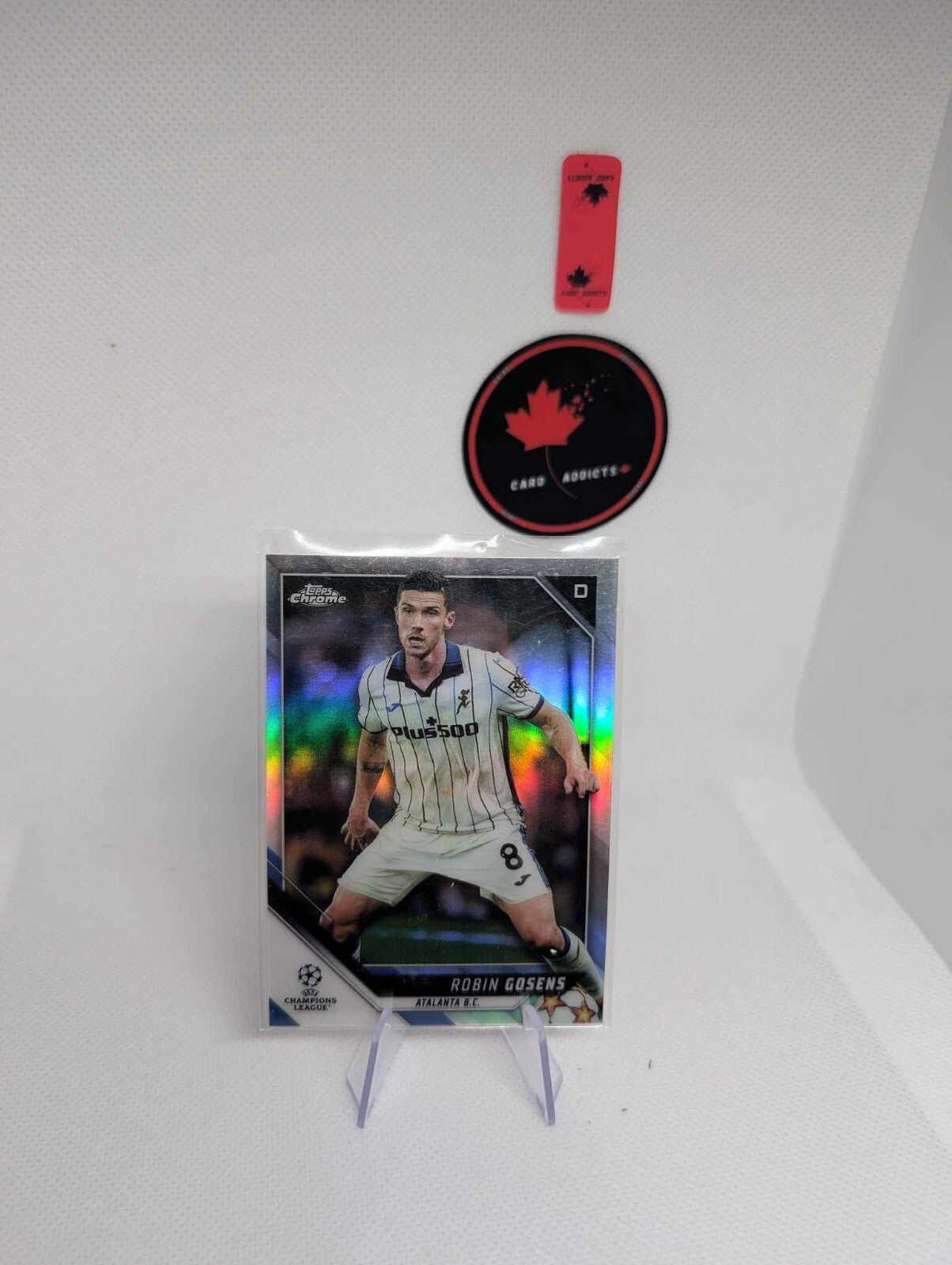 Robin Gosens - 2021-22 Topps Chrome UEFA Refractor Parallel #92 Atalanta