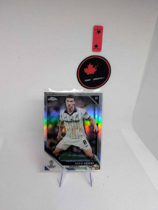 Robin Gosens - 2021-22 Topps Chrome UEFA Refractor Parallel #92 Atalanta