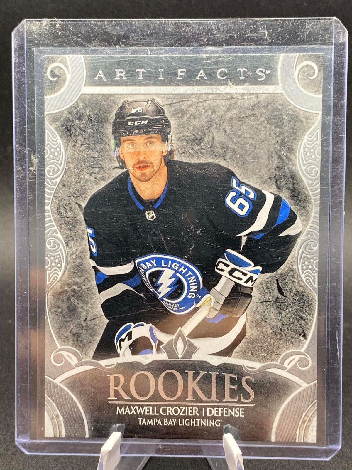 2024-25 Upper Deck Artifacts-Clear Cut Rookies- Maxwell Crozier #193